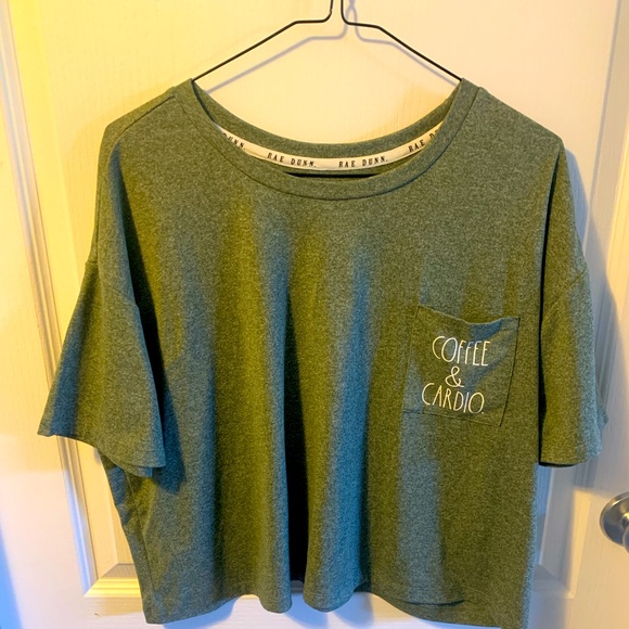 Rae Dunn Tee Shirt Cropped - Picture 1 of 4